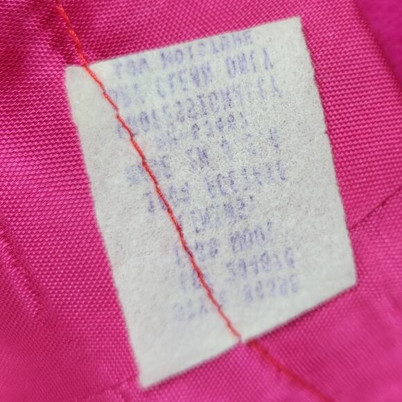 Fundamental Things Pink Wool Cropped Blazer Womens 8 Shawl Collar Gold Button - Picture 11 of 13